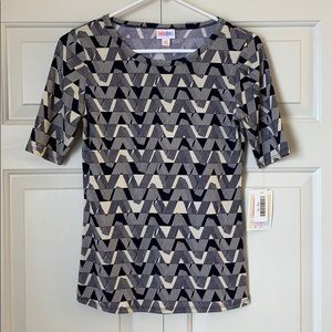 NWT ♦️ Lularoe Gigi ♦️Size Extra Small Black White
